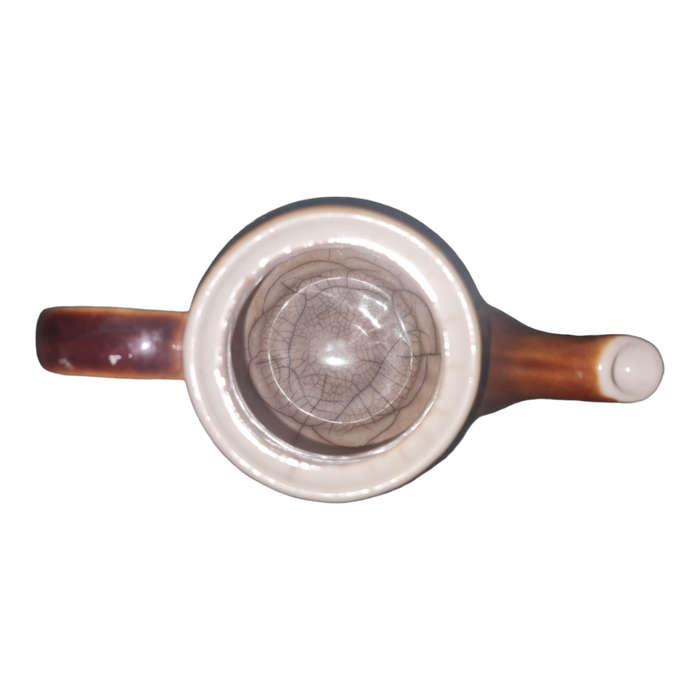 Vintage Brown England Ceramic Teapot